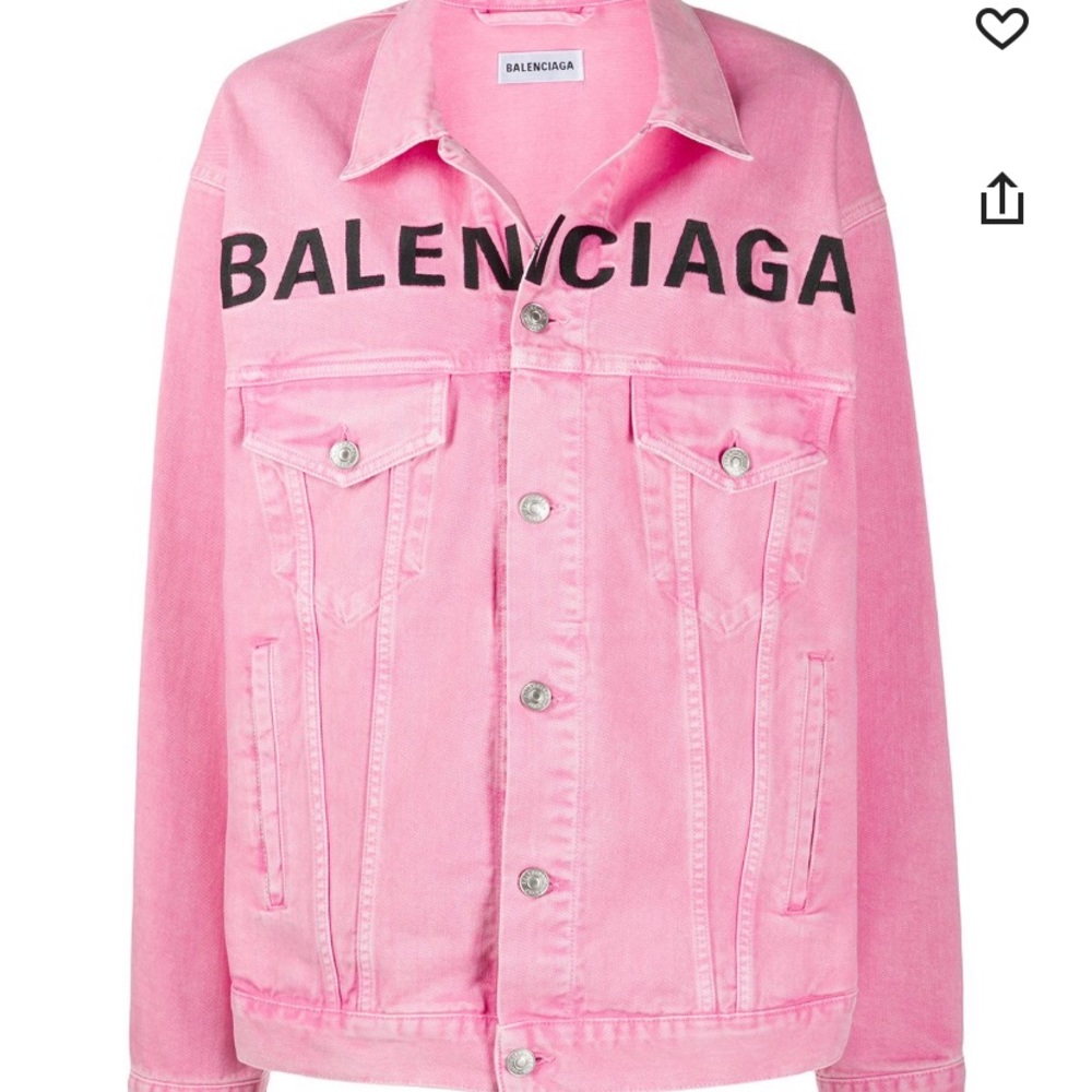 Balenciaga logo Denim Jacket